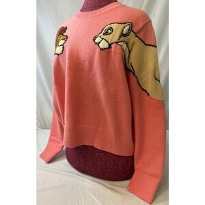 Mink Pink with Disney's The Lion King Simba and Nala Pink Sweater